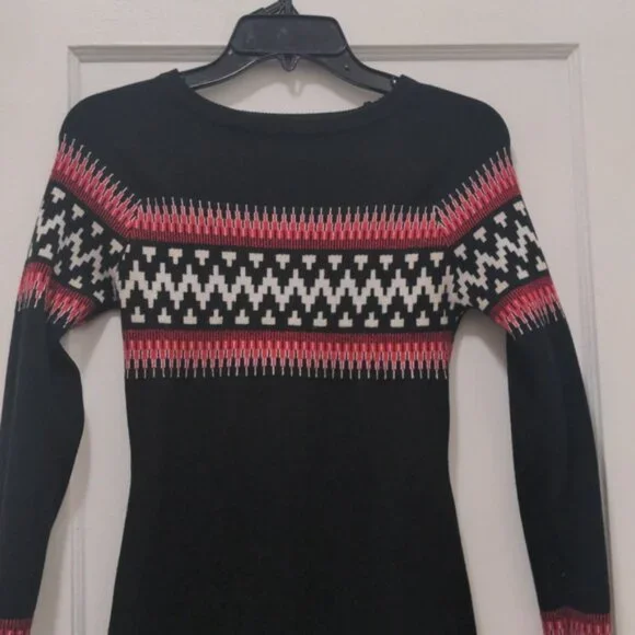 Shein Black Sweater Dress Size Small - Picture 3 of 5